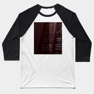 Outline skyscrapers light and shadow Baseball T-Shirt